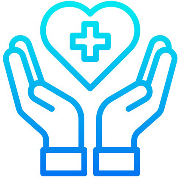 icon of hands holding heart